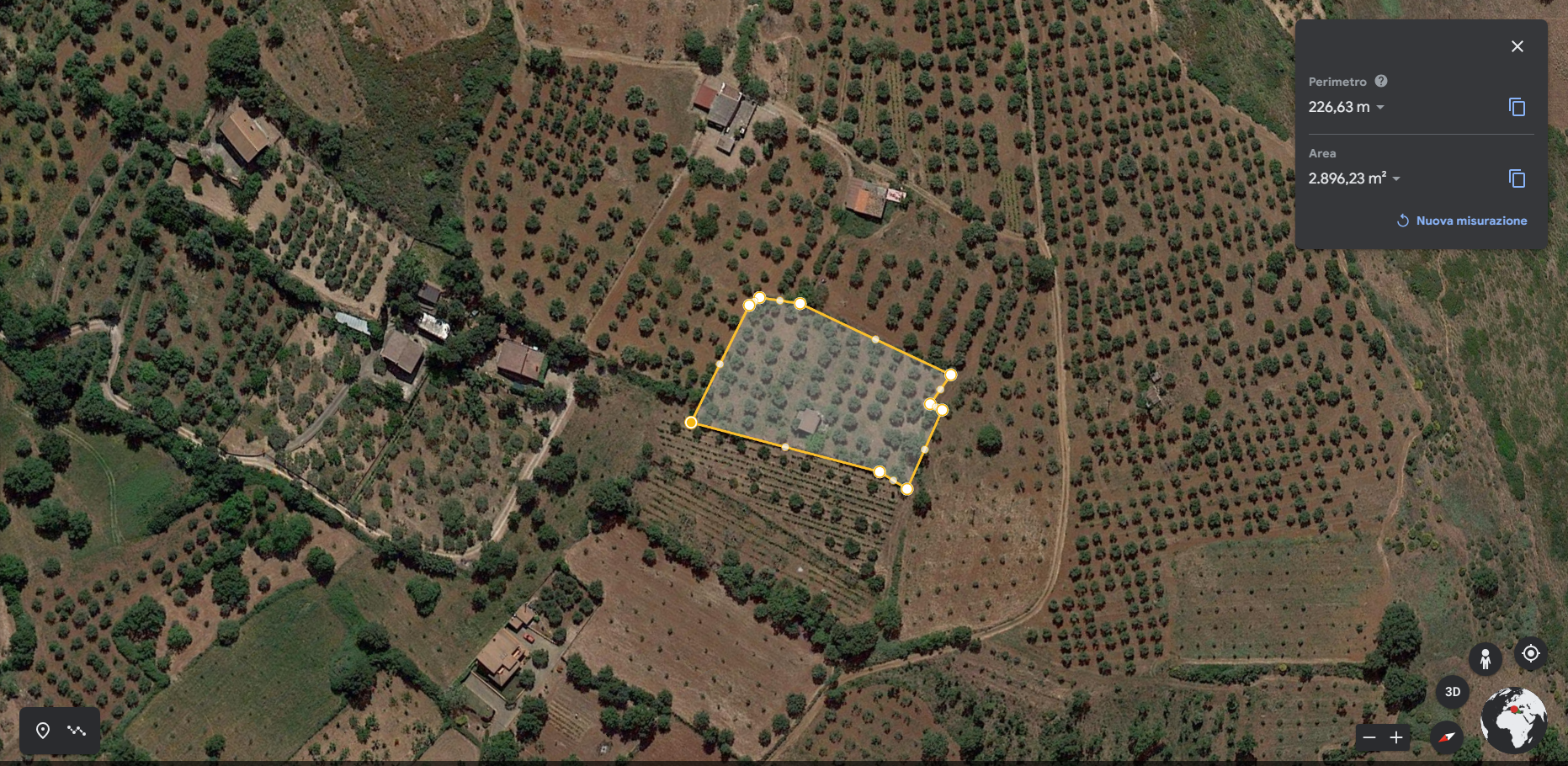 Terreno agricolo contr. Pimpiniello